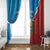 Custom Baseball Venezuela Window Curtain Go Champions Grunge Style - Wonder Print Shop