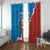 Custom Baseball Venezuela Window Curtain Go Champions Grunge Style - Wonder Print Shop