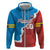 Custom Baseball Venezuela Zip Hoodie Go Champions Grunge Style - Wonder Print Shop