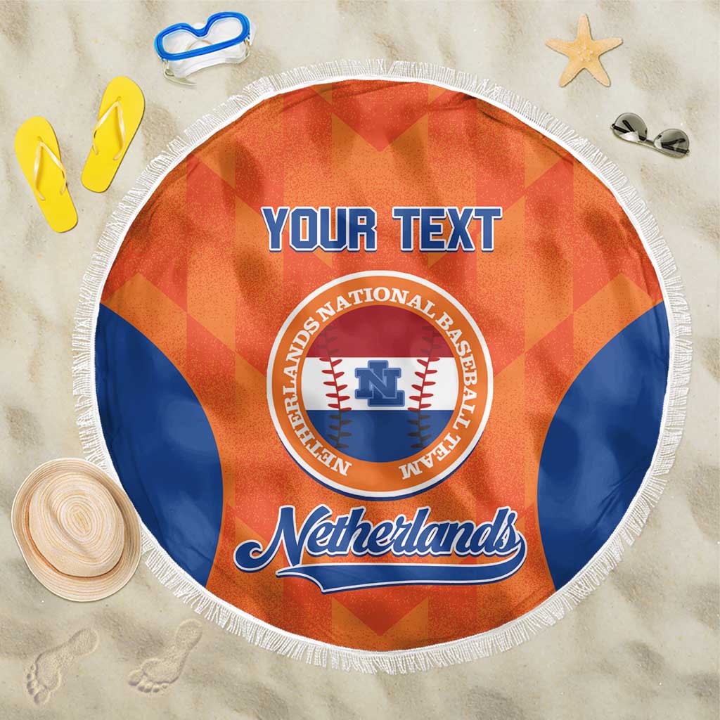 Custom Baseball Netherlands Beach Blanket Go Champions Sporty Style - Wonder Print Shop