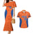 Custom Baseball Netherlands Couples Matching Mermaid Dress and Hawaiian Shirt Go Champions Sporty Style - Wonder Print Shop