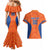 Custom Baseball Netherlands Couples Matching Mermaid Dress and Hawaiian Shirt Go Champions Sporty Style - Wonder Print Shop