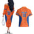 Custom Baseball Netherlands Couples Matching Off The Shoulder Long Sleeve Dress and Hawaiian Shirt Go Champions Sporty Style - Wonder Print Shop