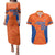 Custom Baseball Netherlands Couples Matching Puletasi and Hawaiian Shirt Go Champions Sporty Style - Wonder Print Shop