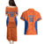 Custom Baseball Netherlands Couples Matching Puletasi and Hawaiian Shirt Go Champions Sporty Style - Wonder Print Shop