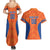 Custom Baseball Netherlands Couples Matching Summer Maxi Dress and Hawaiian Shirt Go Champions Sporty Style - Wonder Print Shop