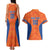 Custom Baseball Netherlands Couples Matching Tank Maxi Dress and Hawaiian Shirt Go Champions Sporty Style - Wonder Print Shop