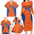 Custom Baseball Netherlands Family Matching Long Sleeve Bodycon Dress and Hawaiian Shirt Go Champions Sporty Style - Wonder Print Shop