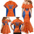 Custom Baseball Netherlands Family Matching Mermaid Dress and Hawaiian Shirt Go Champions Sporty Style - Wonder Print Shop