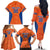 Custom Baseball Netherlands Family Matching Off The Shoulder Long Sleeve Dress and Hawaiian Shirt Go Champions Sporty Style - Wonder Print Shop