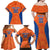 Custom Baseball Netherlands Family Matching Off Shoulder Maxi Dress and Hawaiian Shirt Go Champions Sporty Style - Wonder Print Shop