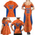 Custom Baseball Netherlands Family Matching Summer Maxi Dress and Hawaiian Shirt Go Champions Sporty Style - Wonder Print Shop