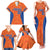 Custom Baseball Netherlands Family Matching Tank Maxi Dress and Hawaiian Shirt Go Champions Sporty Style - Wonder Print Shop