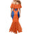 Custom Baseball Netherlands Mermaid Dress Go Champions Sporty Style - Wonder Print Shop