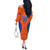 Custom Baseball Netherlands Off The Shoulder Long Sleeve Dress Go Champions Sporty Style - Wonder Print Shop