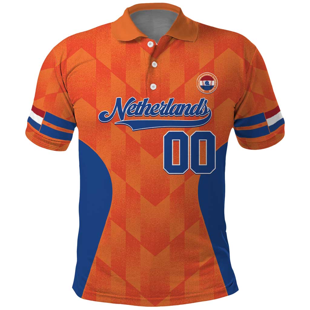 Custom Baseball Netherlands Polo Shirt Go Champions Sporty Style - Wonder Print Shop