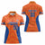 Custom Baseball Netherlands Women Polo Shirt Go Champions Sporty Style - Wonder Print Shop