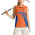 Custom Baseball Netherlands Women Sleeveless Polo Shirt Go Champions Sporty Style