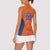 Custom Baseball Netherlands Women Sleeveless Polo Shirt Go Champions Sporty Style