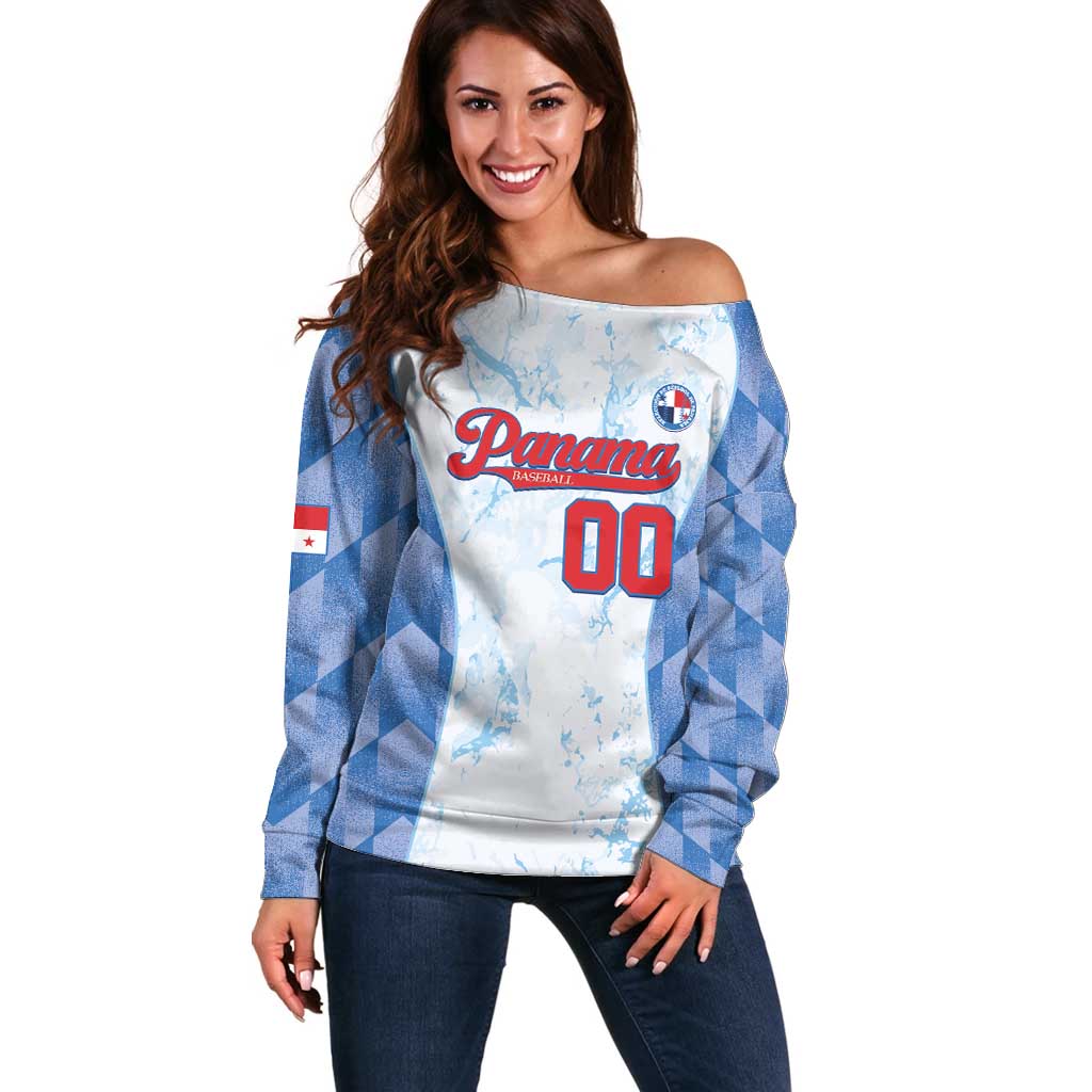 Custom Baseball Panama Off Shoulder Sweater Go Champions Sporty Style - Wonder Print Shop