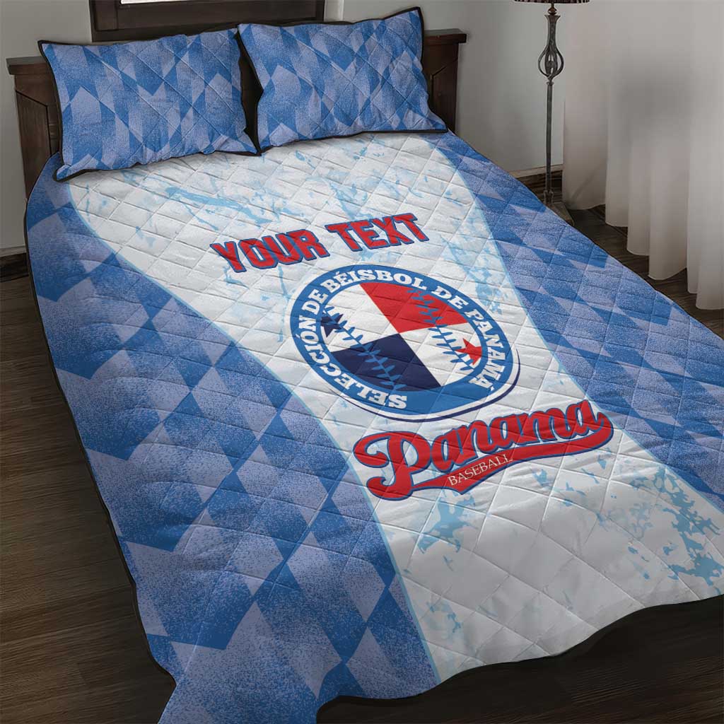 Custom Baseball Panama Quilt Bed Set Go Champions Sporty Style - Wonder Print Shop