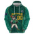 Custom Baseball Australia Zip Hoodie Go Champions - Aussie Kangaroo Mascot - Wonder Print Shop