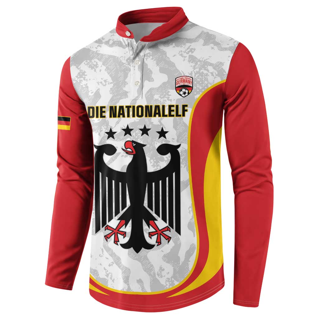 Custom Germany Football Button Sweatshirt 2026 Come On Die Nationalelf - Wonder Print Shop
