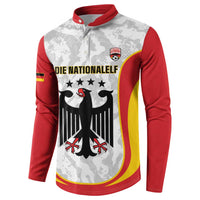 Custom Germany Football Button Sweatshirt 2026 Come On Die Nationalelf - Wonder Print Shop