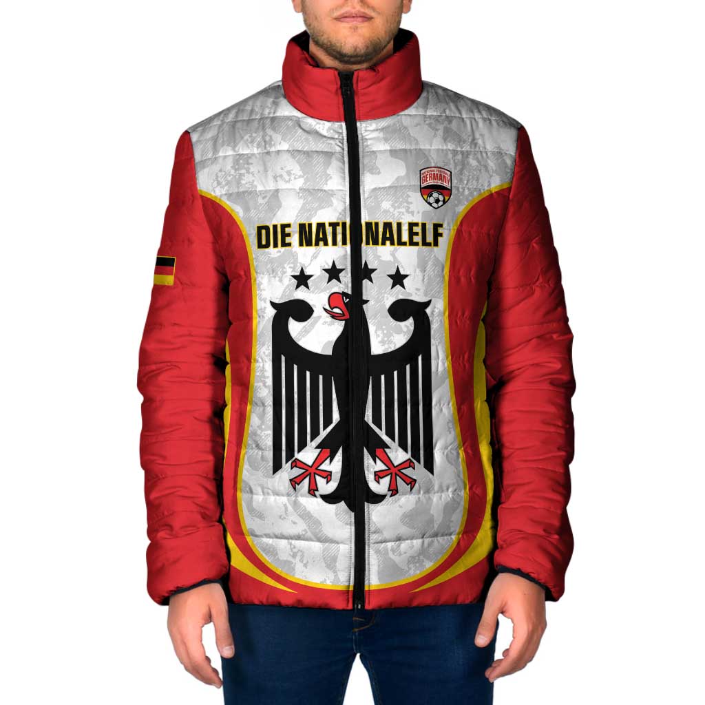 Custom Germany Football Padded Jacket 2026 Come On Die Nationalelf - Wonder Print Shop