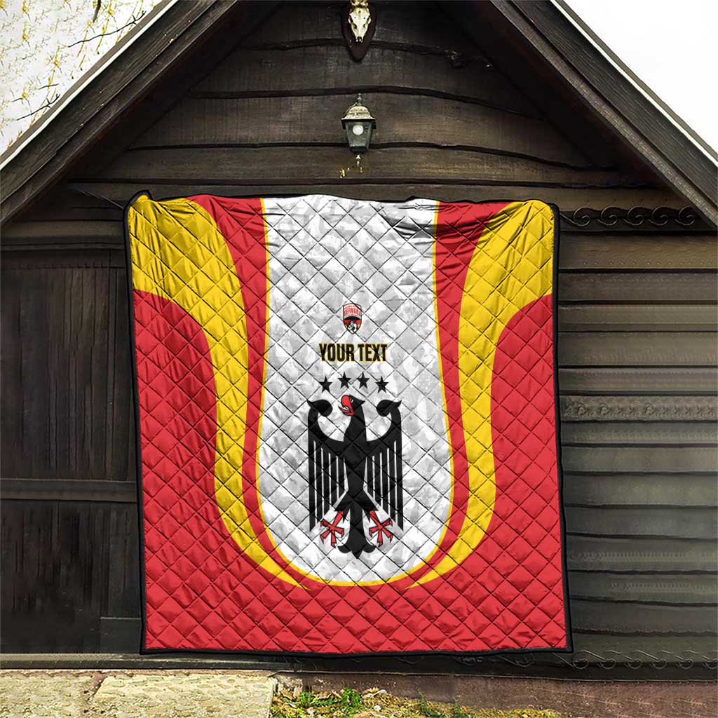 Custom Germany Football Quilt 2026 Come On Die Nationalelf - Wonder Print Shop