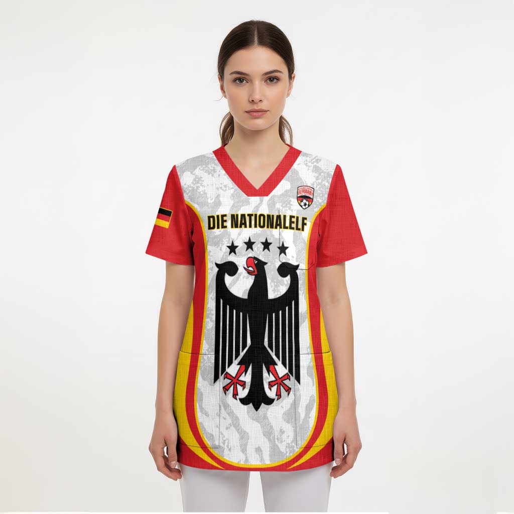 Custom Germany Football Scrub Top 2026 Come On Die Nationalelf - Wonder Print Shop