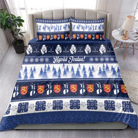 Finland Christmas Bedding Set Suomen Tasavalta Hyvaa Joulua - Wonder Print Shop