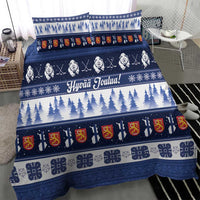 Finland Christmas Bedding Set Suomen Tasavalta Hyvaa Joulua - Wonder Print Shop