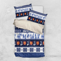 Finland Christmas Bedding Set Suomen Tasavalta Hyvaa Joulua - Wonder Print Shop