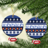 Finland Christmas Ceramic Ornament Suomen Tasavalta Hyvaa Joulua - Wonder Print Shop