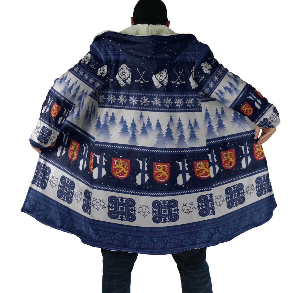 Finland Christmas Cloak Suomen Tasavalta Hyvaa Joulua - Wonder Print Shop