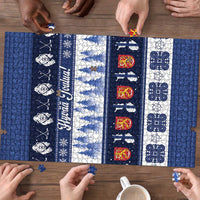 Finland Christmas Puzzle Suomen Tasavalta Hyvaa Joulua - Wonder Print Shop