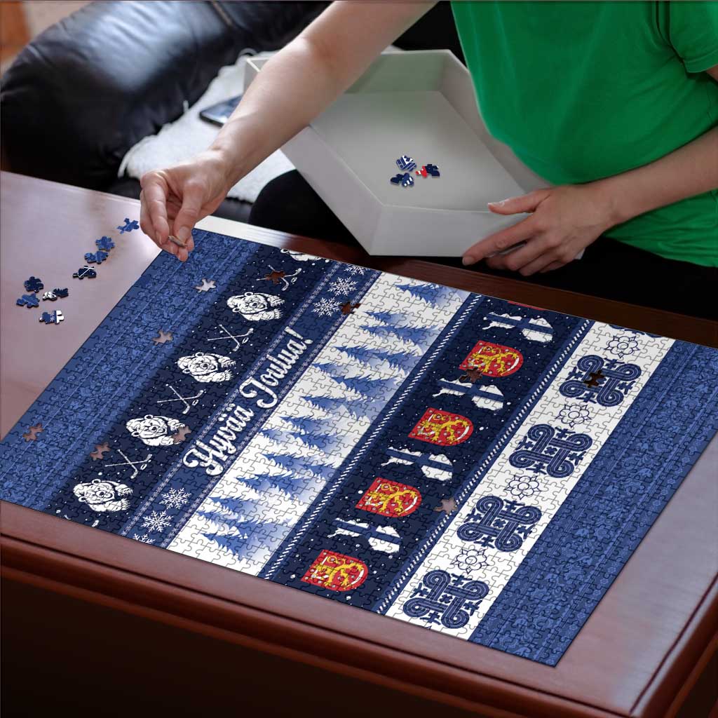 Finland Christmas Puzzle Suomen Tasavalta Hyvaa Joulua - Wonder Print Shop