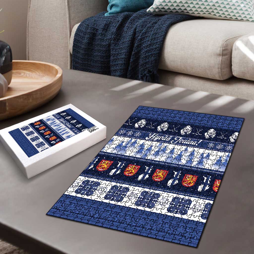 Finland Christmas Puzzle Suomen Tasavalta Hyvaa Joulua - Wonder Print Shop