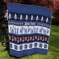 Finland Christmas Quilt Suomen Tasavalta Hyvaa Joulua - Wonder Print Shop