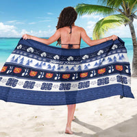 Finland Christmas Sarong Suomen Tasavalta Hyvaa Joulua - Wonder Print Shop