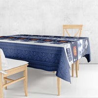 Finland Christmas Tablecloth Suomen Tasavalta Hyvaa Joulua - Wonder Print Shop