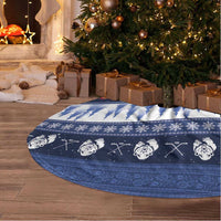 Finland Christmas Tree Skirt Suomen Tasavalta Hyvaa Joulua - Wonder Print Shop