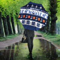 Finland Christmas Umbrella Suomen Tasavalta Hyvaa Joulua - Wonder Print Shop