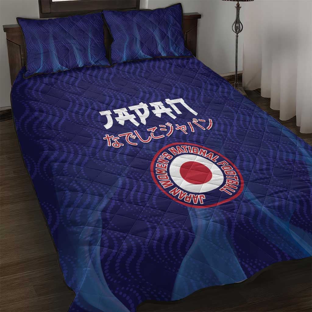 Japan Football Quilt Bed Set Go Champions Nadeshiko Japanese - Wonder Print Shop