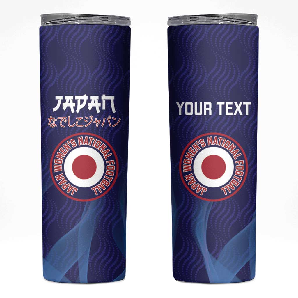 Custom Japan Football Skinny Tumbler Go Champions Nadeshiko Japanese