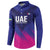 Custom UAE Cricket Button Sweatshirt Go Champions United Arab Emirates Falcon - Wonder Print Shop