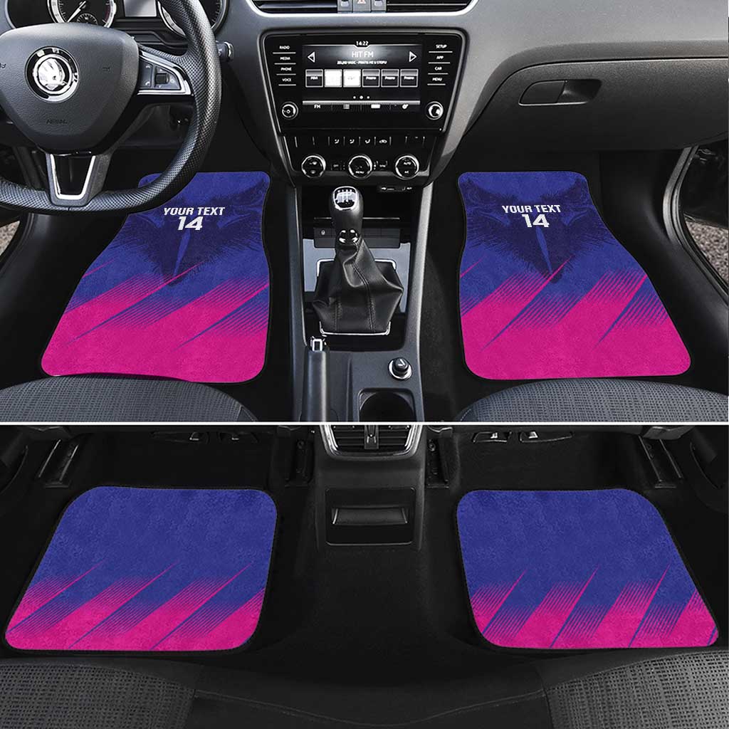 Custom UAE Cricket Car Mats Go Champions United Arab Emirates Falcon - Wonder Print Shop