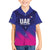 Custom UAE Cricket Kid Hawaiian Shirt Go Champions United Arab Emirates Falcon - Wonder Print Shop