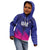 Custom UAE Cricket Kid Hoodie Go Champions United Arab Emirates Falcon - Wonder Print Shop